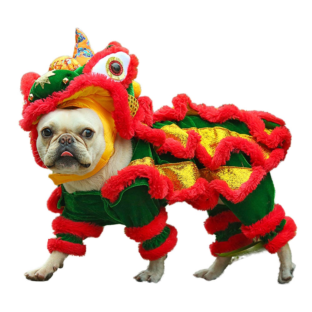 Pet Costume (Lion Dance Suit)